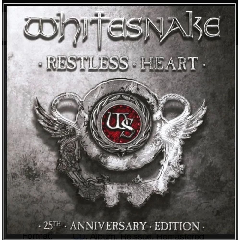 Whitesnake Restless Heart CD 25th Anniversary German Rhino Records 2021 New Rare